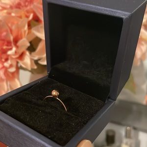 Real gold filled dot stacking ring